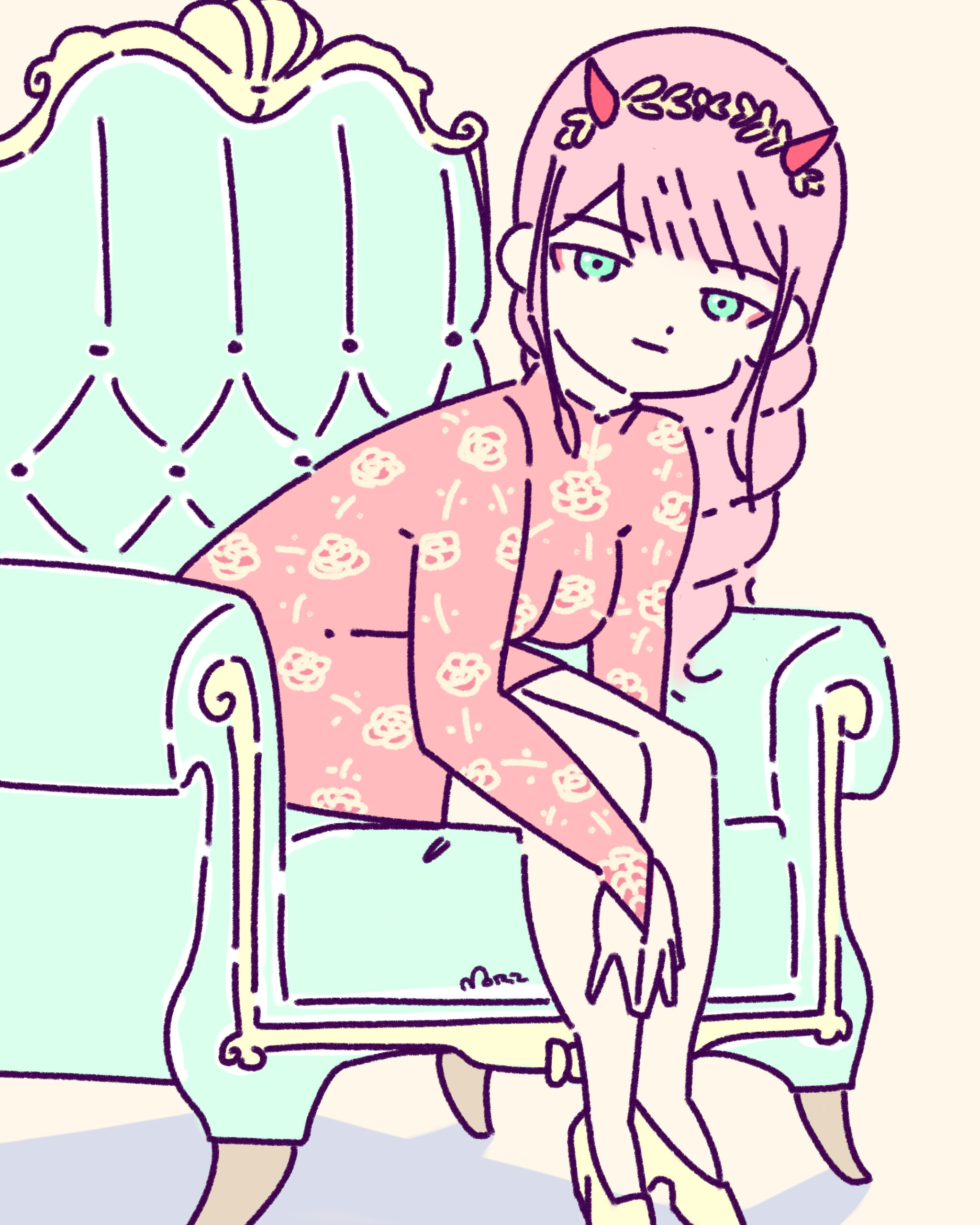 Zero Two Fan Art Norz